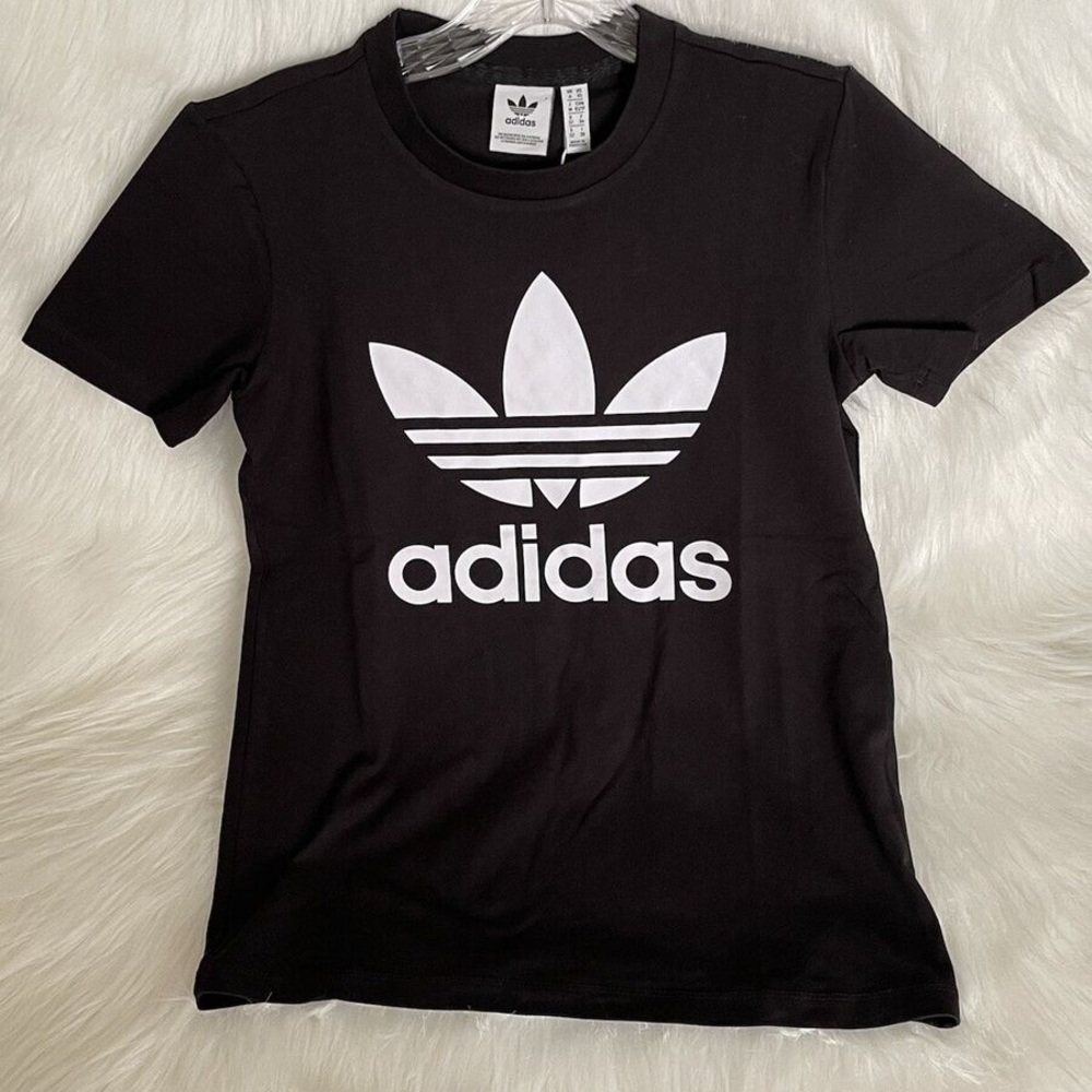 Adidas Black Tee with Iconic Logo